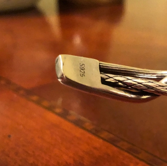 NEW M/L Three Strand Cuff Bracelet | 925 Silver - Picture 11 of 13